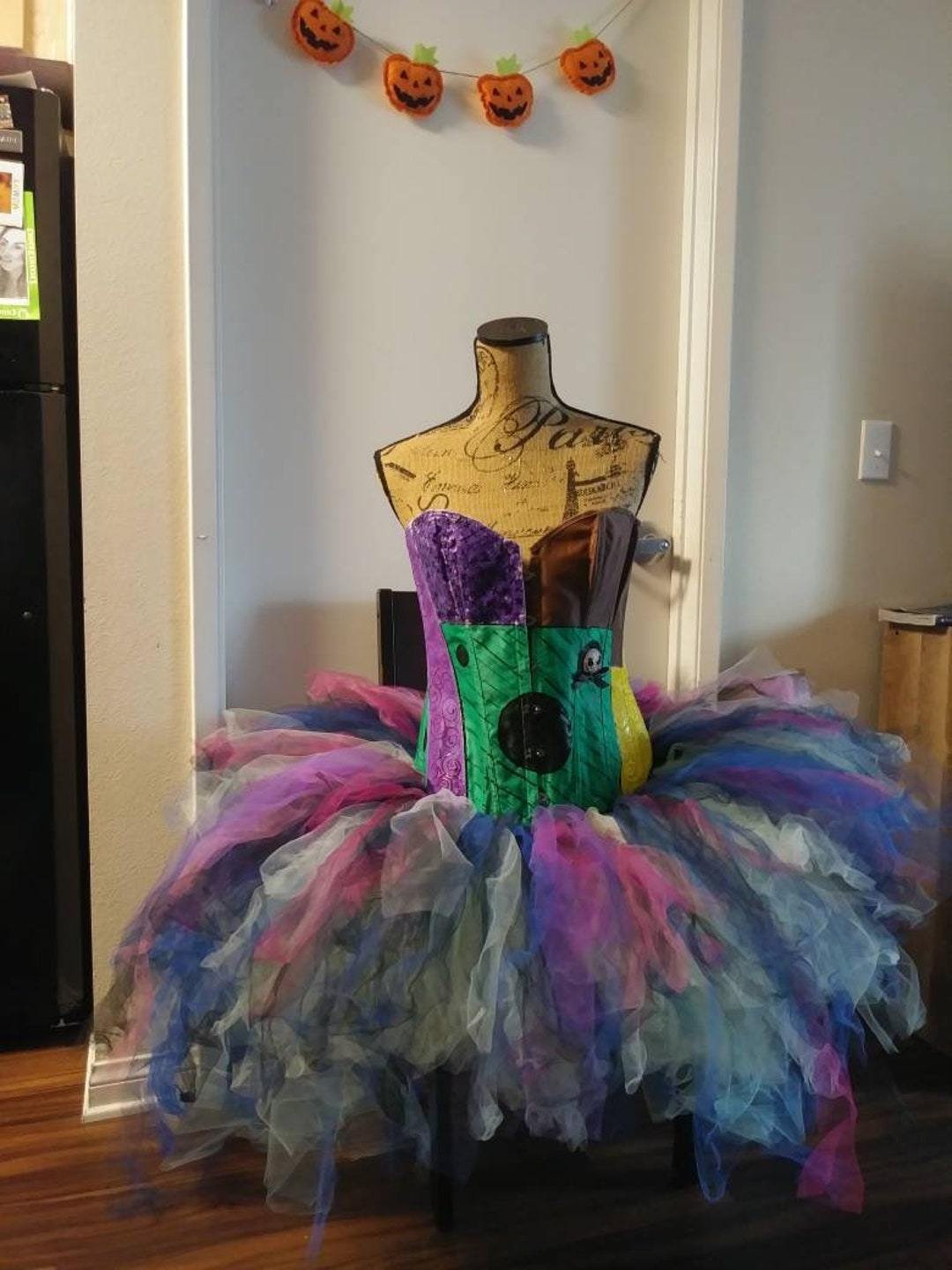 Custom Size Sally Inspired Corset Couture Costume, Nightmare Before ...