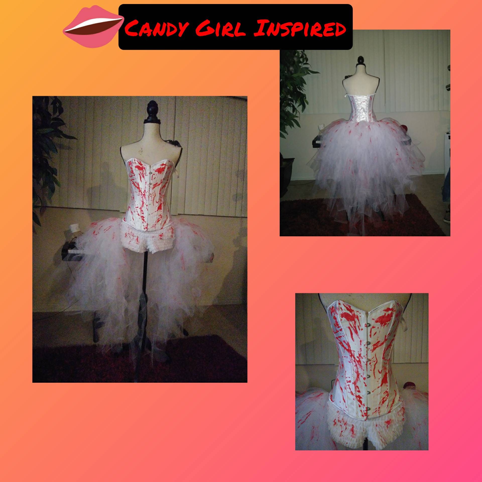 Custom Made Candy Girl Inspired Purge 3 Costume Halloween picture
