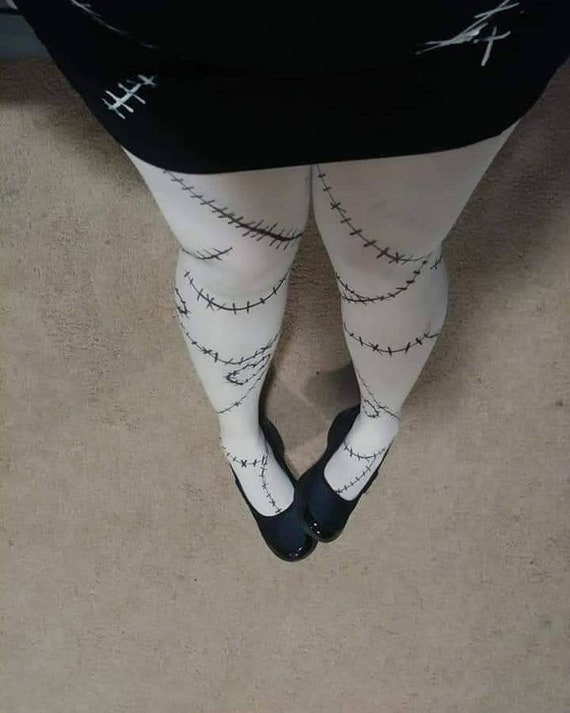 Sally Inspired Footed Leggings With 