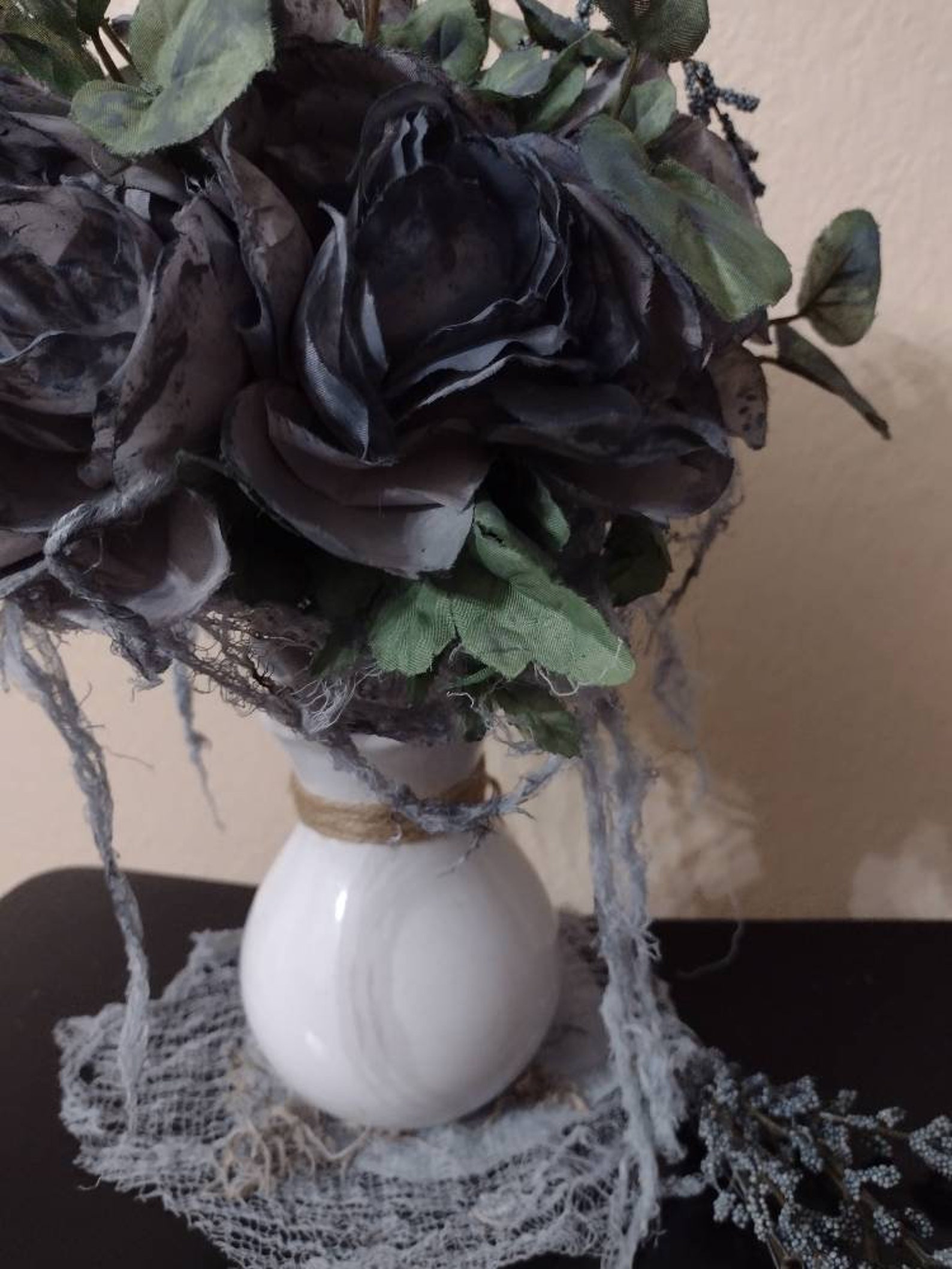 Corpse Bride Halloween wedding bouquet bouquet for corpse Etsy