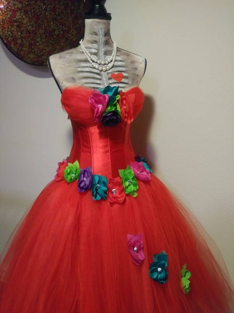 Damas hechas a medida Red La Calavera Catrina Vestido de corsé - Etsy México Damas hechas a medida Red La Calavera Catrina Vestido de corsé - Etsy México
