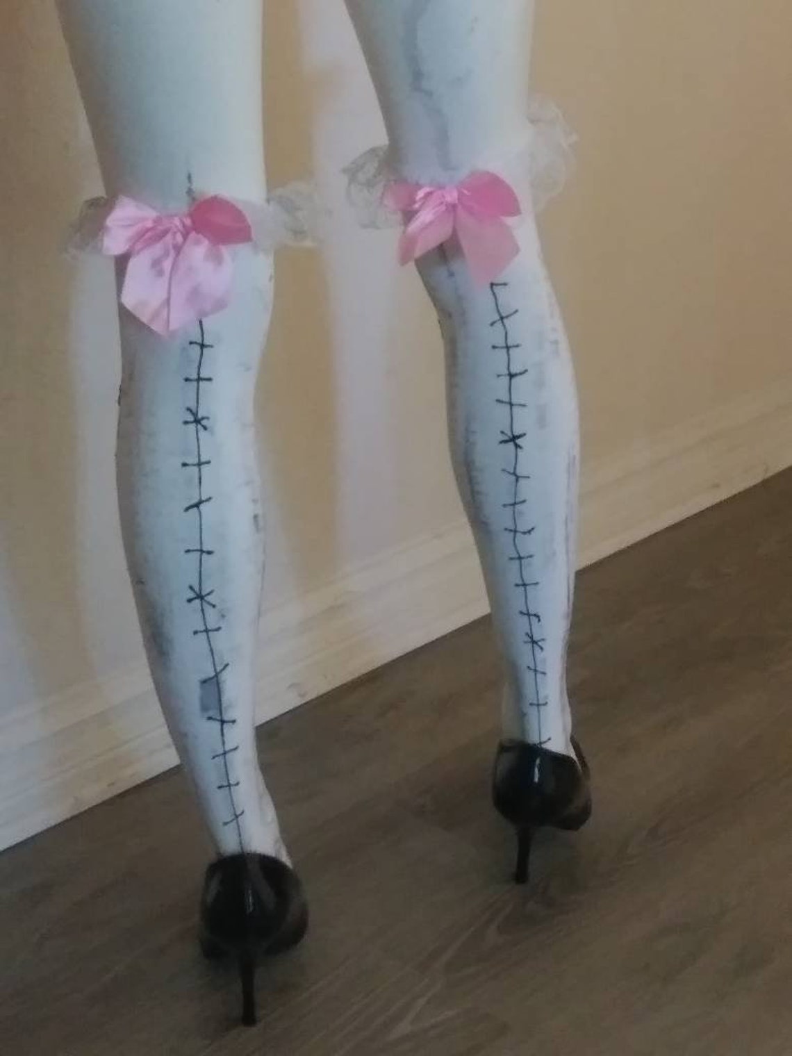 Zombie Rag Doll Thigh Highs, Voodoo Doll Thigh Highs, Stockings ...