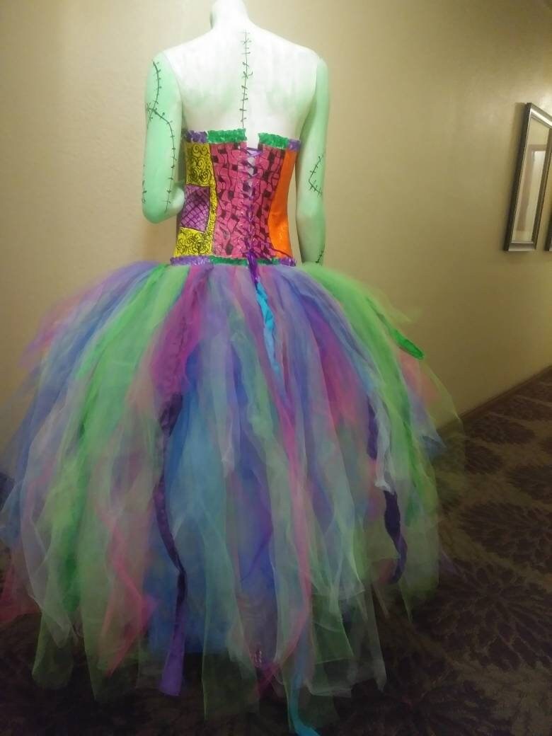 sally corset dress Sally Inspired Corset Costume, Nightmare Before Christmas Couture Dress
