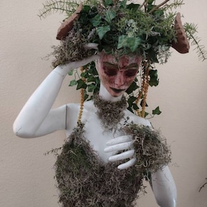 Mother earth woodland fairy Nymph, dryad custom made costume fantasy accessories