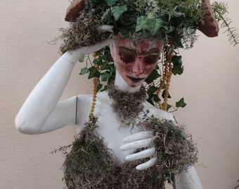 Mother earth woodland fairy Nymph, dryad custom made costume fantasy accessories
