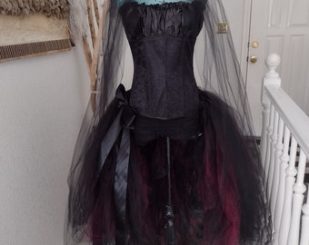 Women's Victorian Steampunk Vampire costum, Day of the dead costume, costumes for women, steampunk, halloween