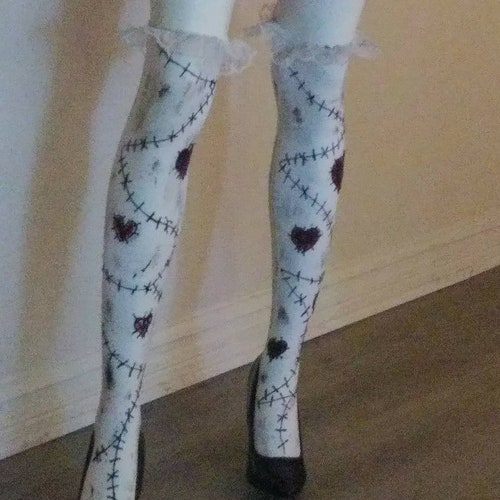 Custom Made Tights With Stitches Plus 