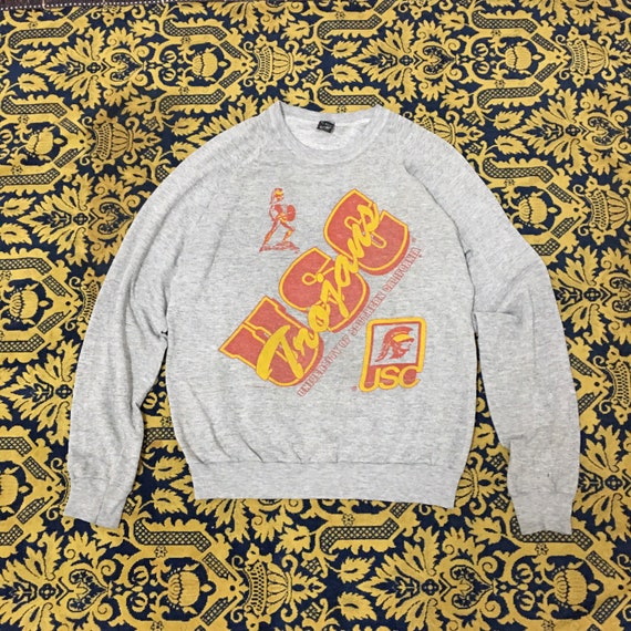 Vintage 70’s - 80’s Collegiate USC Trojans Distres
