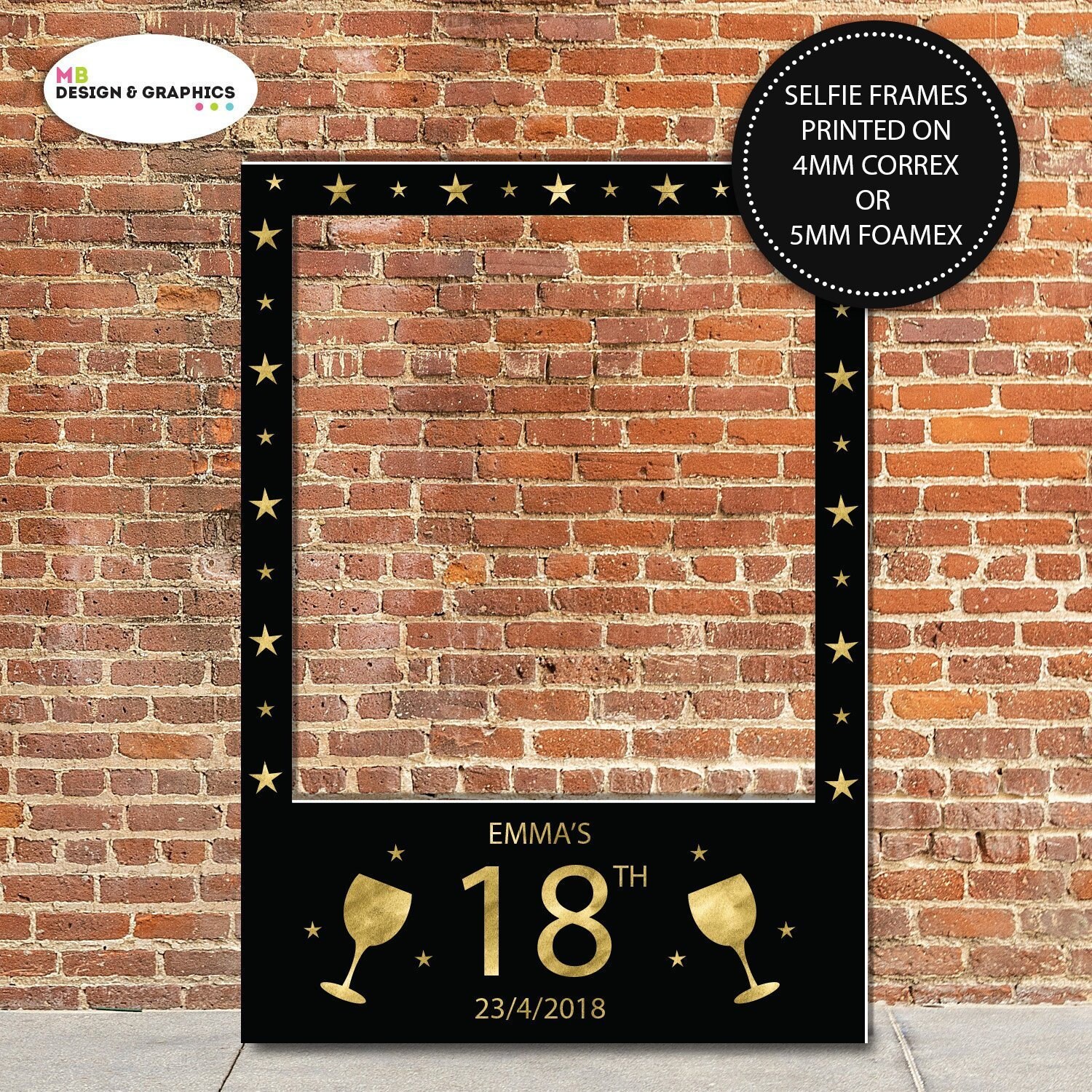 Selfie Frame 21st Selfie Frame30th Birthday 18th Birthday Etsy
