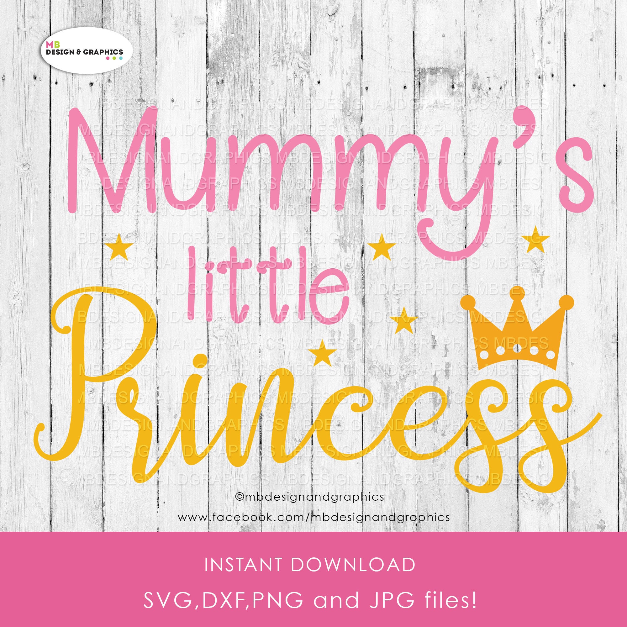 Download Mummy S Little Princess Svg File Svg Files Cricut Etsy
