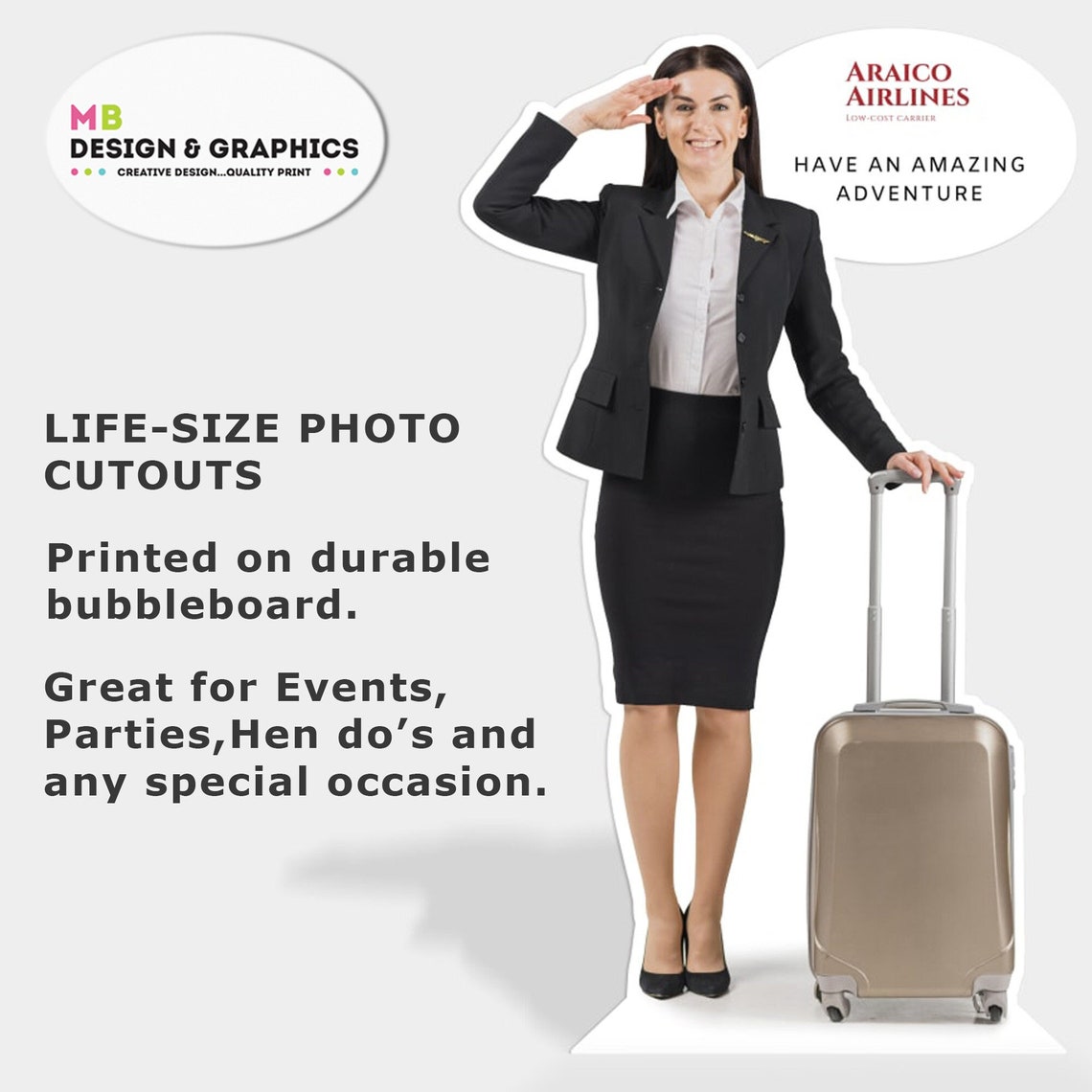 Life Size Photo Cutouts Life Size Standees Bubble Board Life Etsy