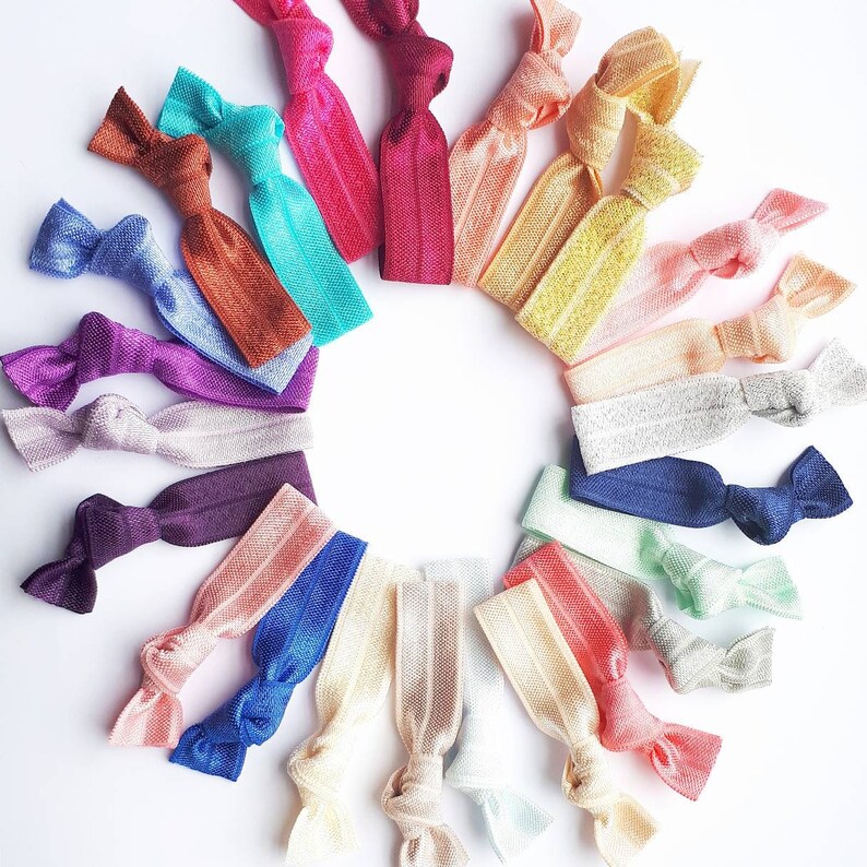 Mini Hair Ties No Snag Hair Ties Kids Hair Ties Elastics Etsy