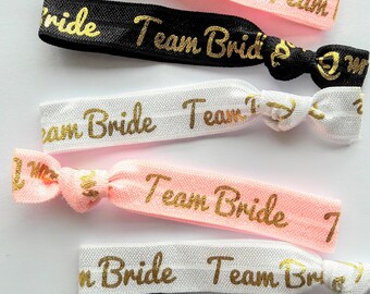 Team Bride Hair Ties, Hangover Kit, Hen Party Gift Bag, Modern Party, Bachelorette Party Gifts, Hen Party Decor, Bridesmaid Gift,Hen Favours