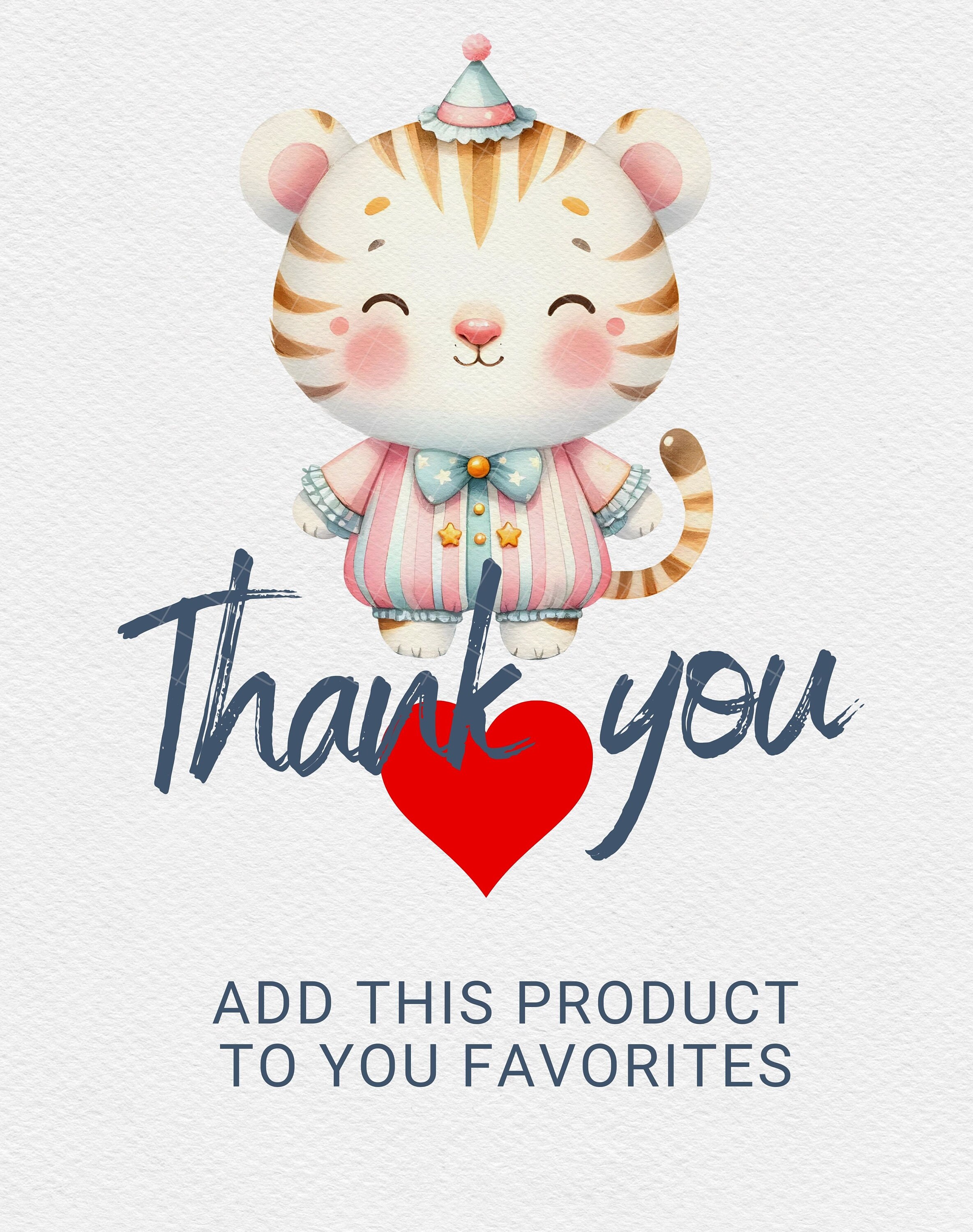 Circus Watercolor Clipart PNG Set B - Adorable Animals and Cheerful ...