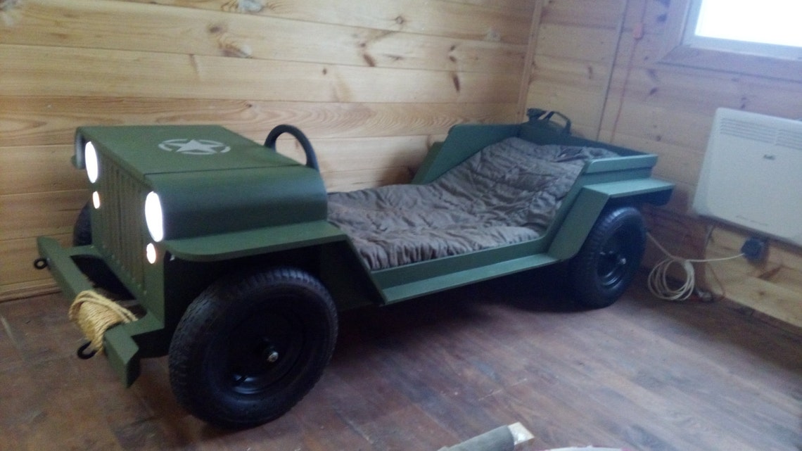 DIY plans toddler Jeep bed plans toddler size Etsy
