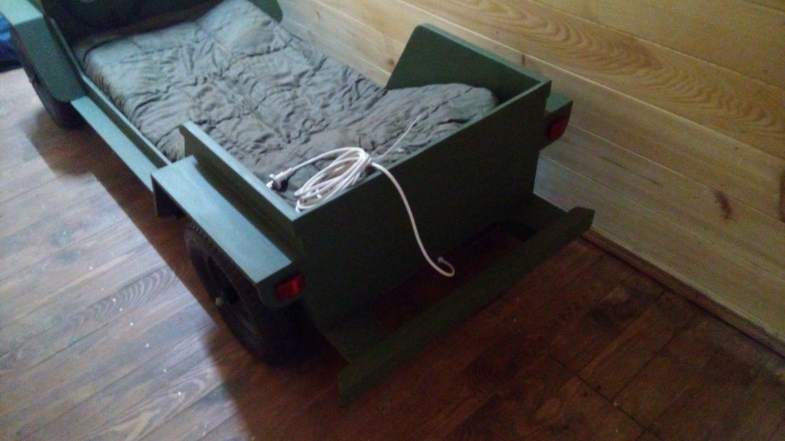 DIY plans toddler Jeep bed plans toddler size Etsy