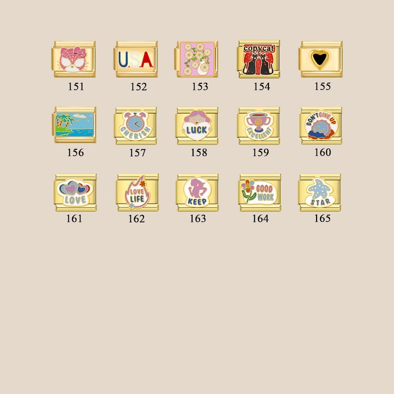 Custom Gold Italian Charm Bracelet, Vintage Mens Bracelet, Best Friend Bracelet for Women, Dainty Italy Charms, Personalized Birthday Gift image 10