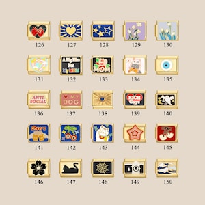 Custom Gold Italian Charm Bracelet, Vintage Mens Bracelet, Best Friend Bracelet for Women, Dainty Italy Charms, Personalized Birthday Gift image 9