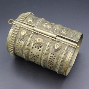Vintage Bracelet, Afghan Bracelet, Tassels Bracelet, handcuff Bracelet, Belly Dance Bracelet, Boho Bracelet,