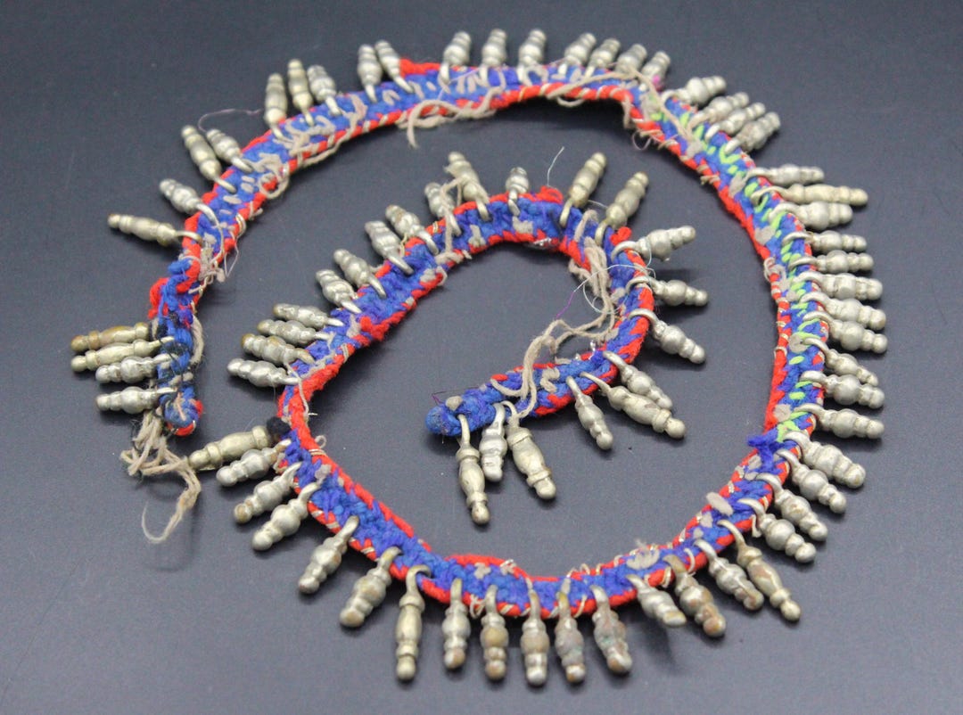 Gypso Chain Vintage Costuming Ethnic Chain, Belly Dance Alpaka Gypsy Chain, Tassels ...