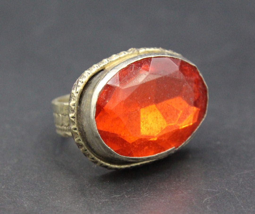 Afghan Ring, Traditional Alpaka Ring, Tribal Bellydance Adorable Ring ...