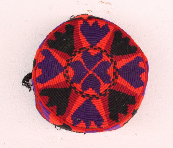 Afghan Hat, Manzoori Pashtun Hat, Colorful Handma… - image 2