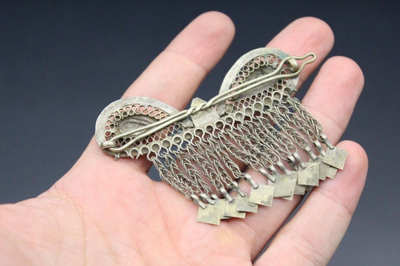 Vintage Afghan Kuchi Tribal Hair Clip Pendant, Body Jewelry  display picture 1