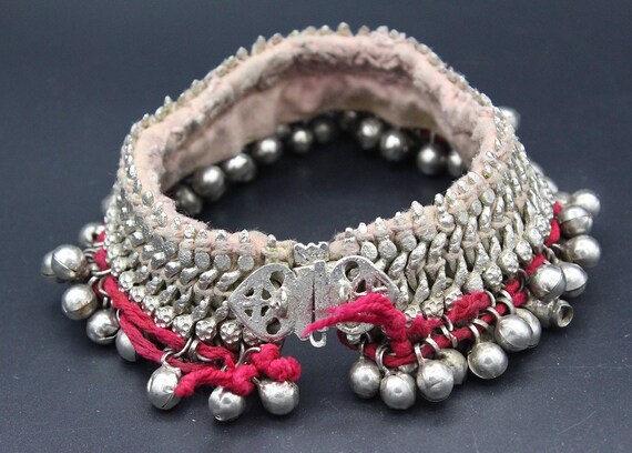 Vintage Afghan Gypsy Belly Dance Anklet, Dangly Be