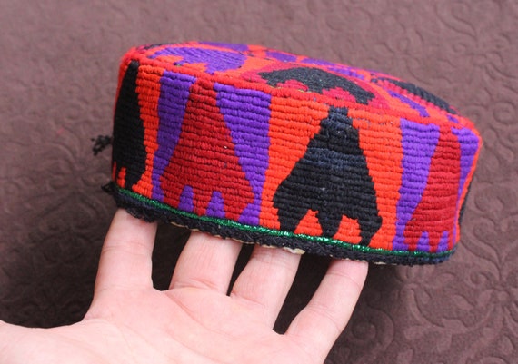 Afghan Hat, Manzoori Pashtun Hat, Colorful Handma… - image 7