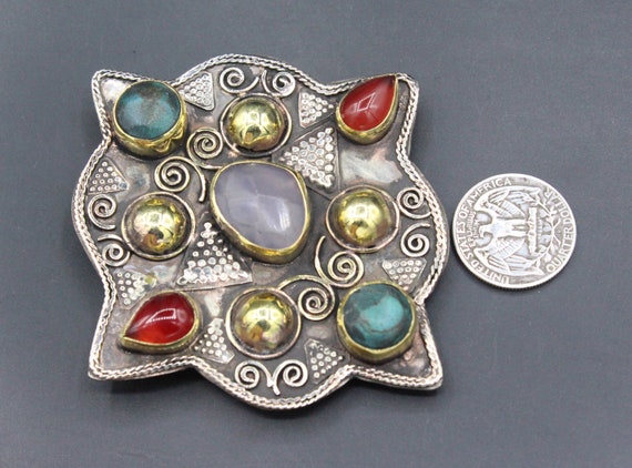 Turkmen Belt Buckle, Turkmen Tribal Belt Buckle, … - image 4