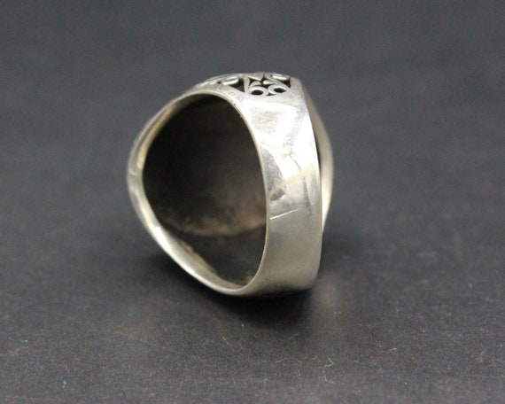 Unique 925K Sterling Silver Turkish Silver Ring, … - image 3