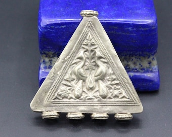 ヴィンテージのアフガンハンドメイドディスクペンダント、民族部族の