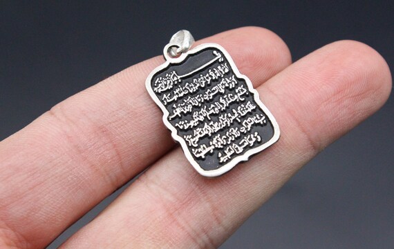 925K Sterling Silver Turkish Arabic Scripture Pen… - image 8