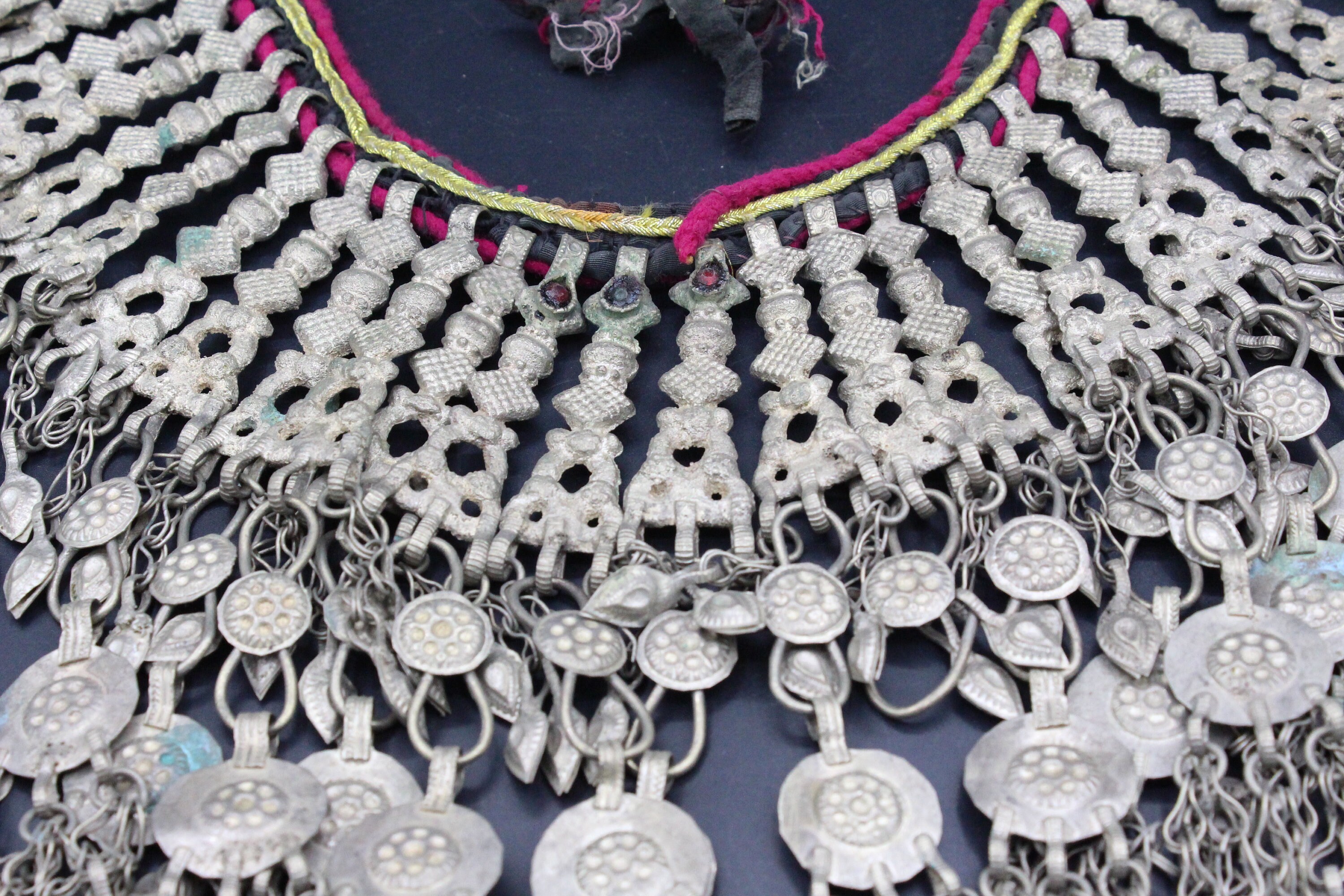 Vintage Afghan Necklace Kuchi Tribal Necklace Tassels Boho Etsy