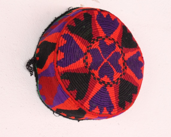 Afghan Hat, Manzoori Pashtun Hat, Colorful Handma… - image 3