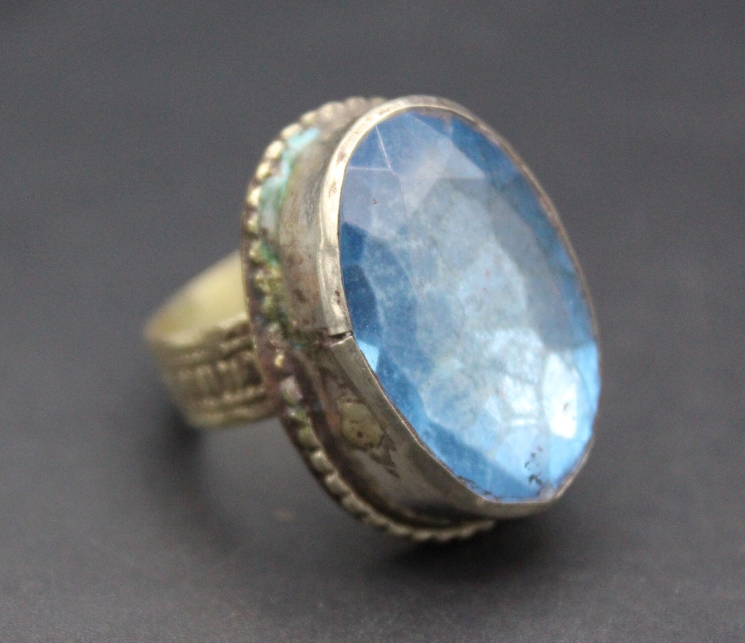 Afghan Ring, Traditional Alpaka Ring, Tribal Bellydance Adorable Ring ...