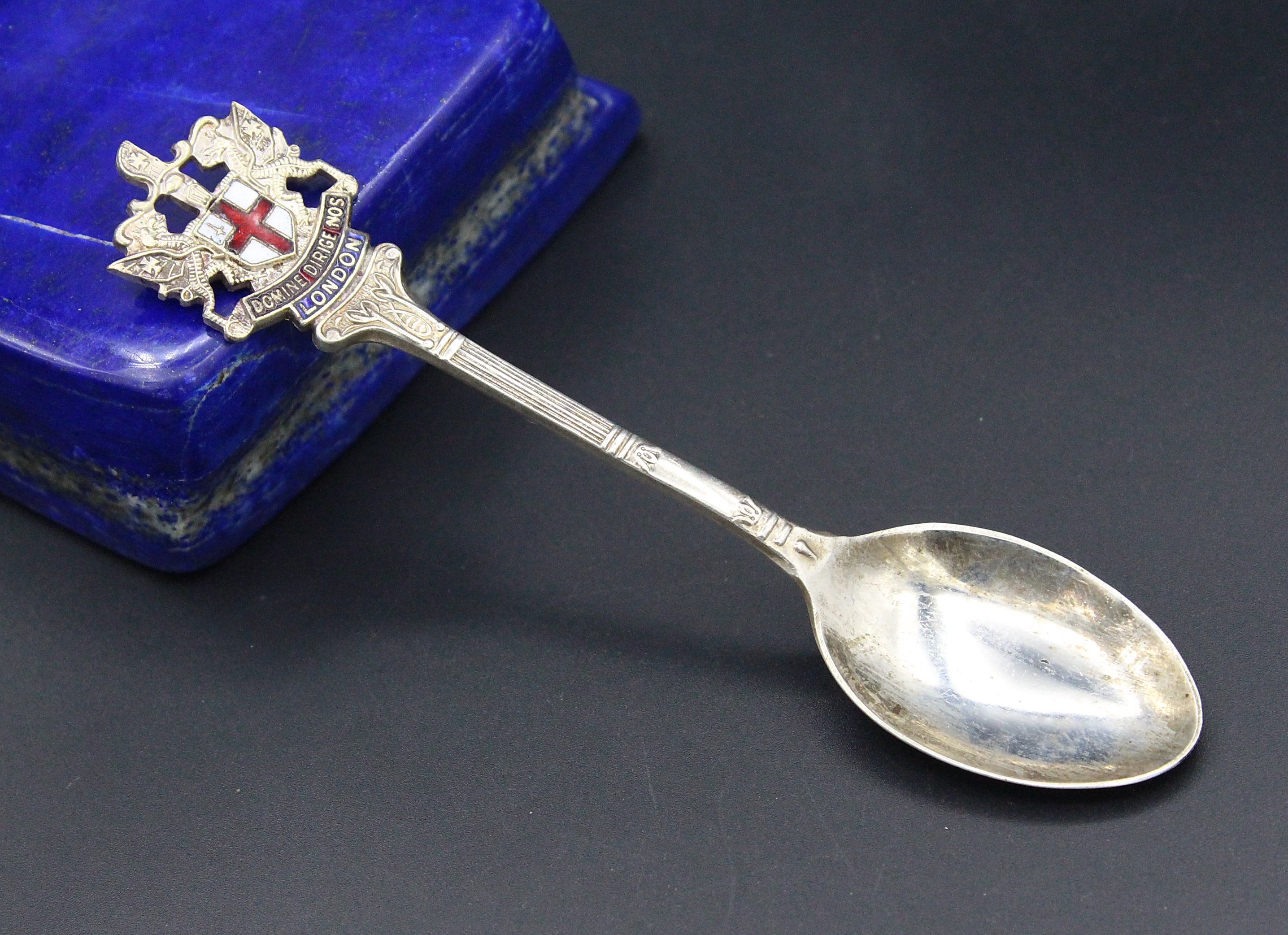 Vintage Souvenir Spoon Silver London United Kingdom Spoon Etsy