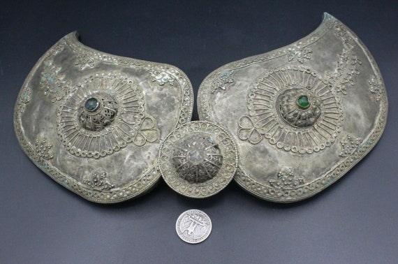 Ottoman Pair Wing Shape Belt Buckle, Turkish Otto… - image 1