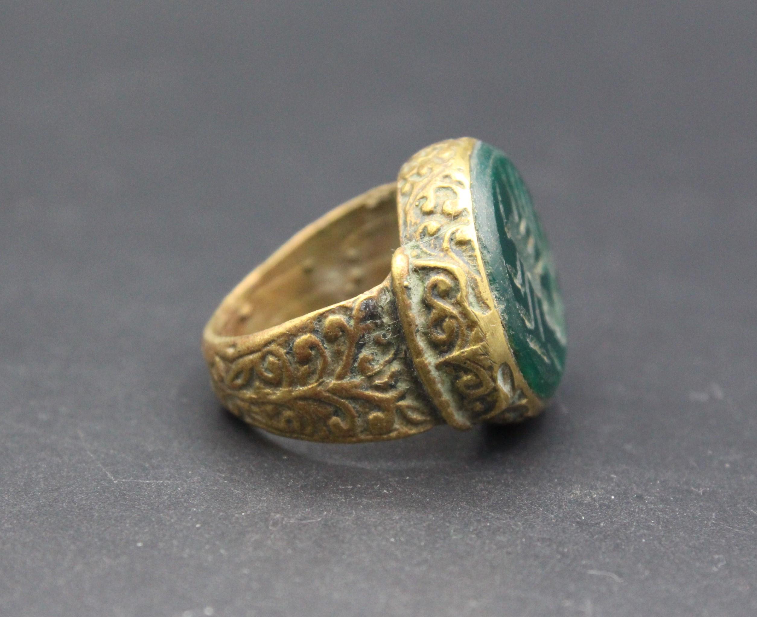 Vintage Afghan Ring, Boho Alpaka Ring, Scorpion Carved Belly Dance Ring ...