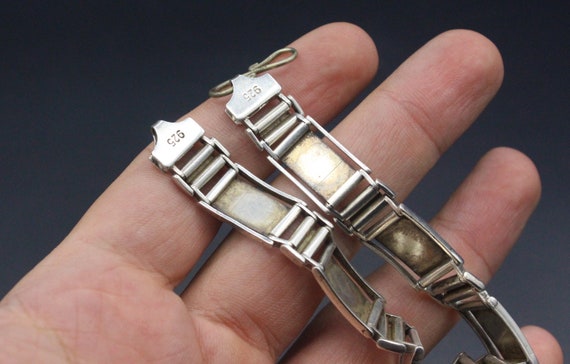 Beautiful Turkish 925K Sterling Silver Bracelet, … - image 7