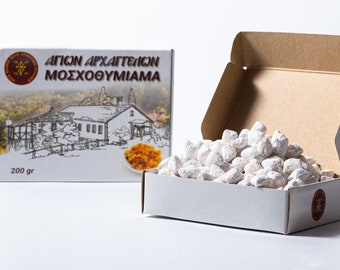 Orthodox monastic incense made by monks at Mount Athos,  Holy Mountain Livani, Christian incense traditional handiwork for altar and prayer