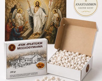 Easter natural Incense, Anastasimon livani, Orthodox Christian Church Prayer, Greek Athonite Worship