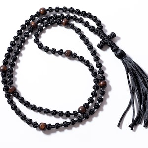 Handmade Prayer Rope: Wooden Beads, Orthodox Komboskini