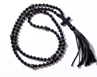Handmade Prayer Rope: Wooden Beads, Orthodox Komboskini
