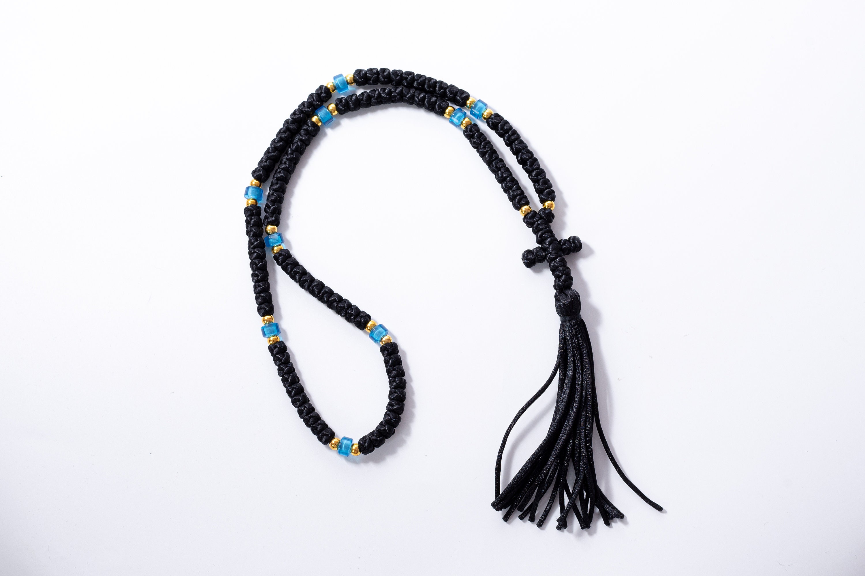 Corda Preghiera Ortodossa IconsGr - Manufatto Artigianale, Nero Con Icona - Foto 9