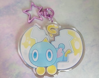 Hatched Chao | Double sided keyring