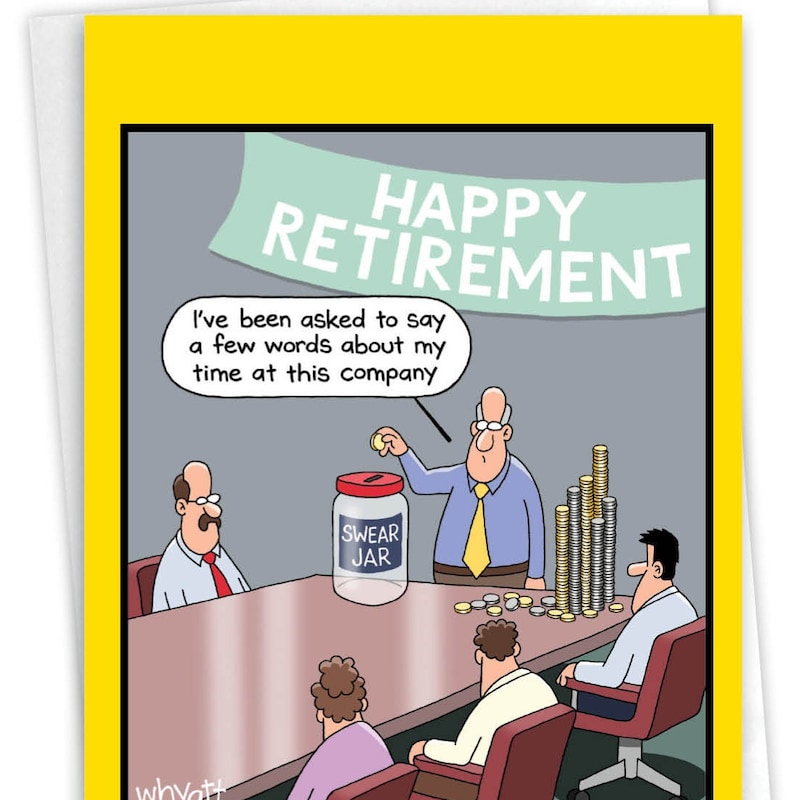 Leaving Cards | Funny & Rude Retirement Cards Online | What The Duck - View #2