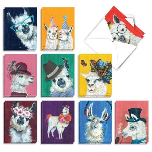 20 Assorted Blank Notes Bulk Pack 4 X 5.12 Inch With Envelopes Etsy