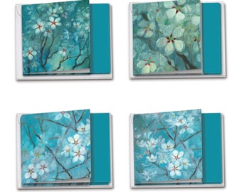 12 Sympathy Card Assortment Set (4.8 x 6.6 Inch) with Envelopes (4 Designs, 3 Each) Blooming Branches
