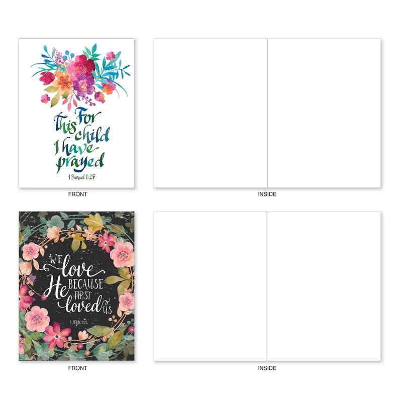The Best Card Company 10 Blank Inspirational Note Cards Etsy